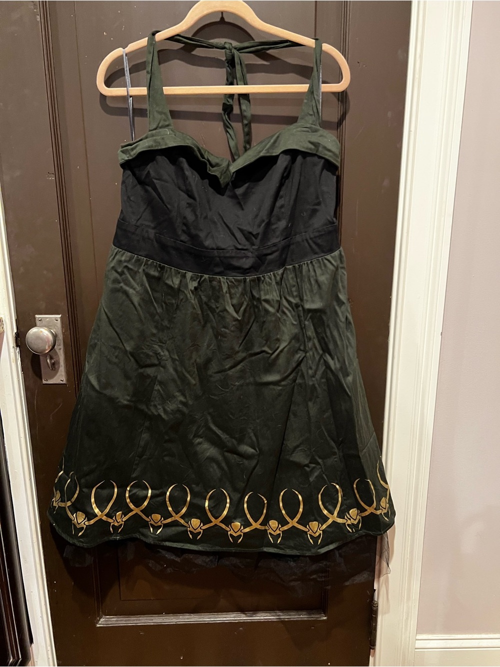 LIMITED EDITION Torrid x Marvel Her Universe Loki Halter A-Line Dress